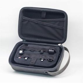 img 1 attached to Чехол VCUTECH Pocket 2 для DJI Pocket 2 OM5/OM4 Osmo Mobile 4/Mobile 3, чехол для активного камкордера GoPro, съемные перегородки, защита от ударов, легкий и компактный чехол для путешествий для мужчин и женщин.