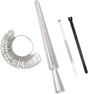 📏 hipotg ring sizer tool set for jewelry sizing - ring gauges, finger sizer mandrel, and ring sizing measuring tool logo