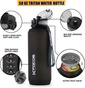 img 3 attached to Sports Bottle Tritan Fitness Outdoor