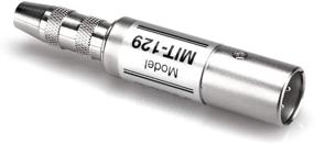 img 1 attached to Hosa MIT-129 1/4-дюймовый TS в XLR3M преобразователь импеданса.