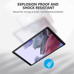 img 1 attached to 📱 2-Pack SPARIN Tempered Glass Screen Protector for Samsung Galaxy Tab A7 Lite (SM-T220/T225) - 8.7 Inch, 2021 Model - Bubbles-Free