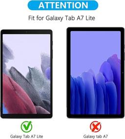 img 3 attached to 📱 2-Pack SPARIN Tempered Glass Screen Protector for Samsung Galaxy Tab A7 Lite (SM-T220/T225) - 8.7 Inch, 2021 Model - Bubbles-Free
