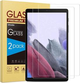 img 4 attached to 📱 2-Pack SPARIN Tempered Glass Screen Protector for Samsung Galaxy Tab A7 Lite (SM-T220/T225) - 8.7 Inch, 2021 Model - Bubbles-Free