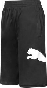 img 2 attached to 🩳 PUMA Stripe Short Shorts: Stylish Large Boys' Clothing for Trendy Comfort