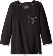 👚 calvin klein girls' tee with omega chest pocket logo