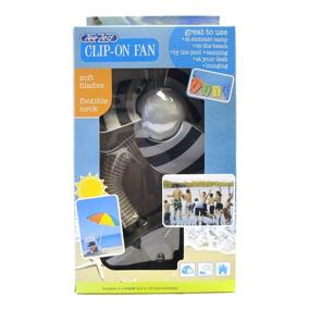 img 1 attached to 🏖️ Dreambaby Clip on Stroller Fan - Ideal for Beach, Pool, Camping, Work, Lounging or Relaxing! (Silver/Black)