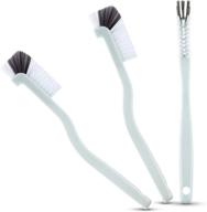 🧹 multi-purpose stiff bristle cleaning brush set for kitchen, bathroom & household logo