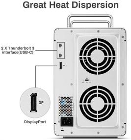 img 2 attached to TERRAMASTER D8 Thunderbolt 3 (D8-331) Профессиональная 8-дисковая аппаратная комплектация RAID уровня Thunderbolt3 поддерживает RAID 0/1/5/6/10/50 Наружное хранилище RAID на внешних жестких дисках (без дисков)