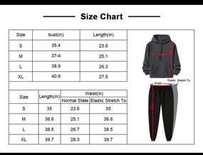 img 1 attached to Sweater Sweatpants Tracksuit Sweatshirt D2 Medium Boys' Clothing for Active