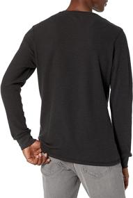 img 3 attached to Goodthreads Long Sleeve Thermal Heather Oatmeal Men's Clothing and Shirts