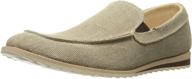 👞 gbx mens slip loafer beige: classic comfort for men's shoes logo