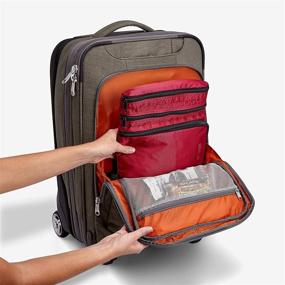 img 1 attached to 🧳 Efficiently Organize with eBags Classic Large Pack-it-Flat Toiletry Kit