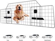 🐶 adakiit suv car barrier for dogs – adjustable pet gate universal fit wire mesh dog guard - car divider for pets suvs logo