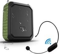 🔊 wireless bluetooth waterproof voice amplifier with speaker - small personal microphone for teachers and outdoors logo