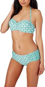 img 1 attached to 👙 Shop the Stylish Seafolly Womens Ruched Coverage Swimsuit for Women's Clothing Bliss