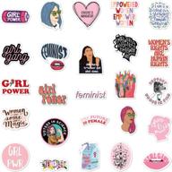 👩 feminist stickers - 50 pack of vinyl waterproof stickers for laptop, bumper, water bottles, computer, phone, hard hat, car stickers and decals logo