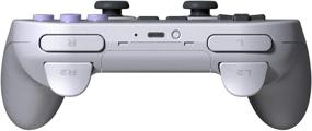 img 3 attached to 8Bitdo SN30 Pro+ Blue Bluetooth Gamepad - for Switch, Windows, Android, MacOS, Steam, and Raspberry Pi (Classic Edition)
