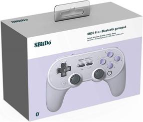 img 1 attached to 8Bitdo SN30 Pro+ Blue Bluetooth Gamepad - for Switch, Windows, Android, MacOS, Steam, and Raspberry Pi (Classic Edition)