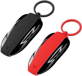 img 4 attached to OLAIKE Silicone Keychain Protector Accessories Interior Accessories