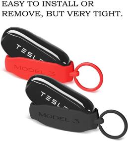 img 1 attached to OLAIKE Silicone Keychain Protector Accessories Interior Accessories
