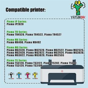 img 1 attached to 🖨️ YATUNINK Remanufactured Ink Cartridge Replacement for Canon 245XL 246XL PG-245Xl Cl-246Xl 245 and 246 Combo Pack for Canon Pixma MX492 MX490 Pixma MG2520 PIXMA TS3322 MG2522 TR4520 Printer Ink - 2 Pack