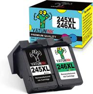 🖨️ yatunink remanufactured ink cartridge replacement for canon 245xl 246xl pg-245xl cl-246xl 245 and 246 combo pack for canon pixma mx492 mx490 pixma mg2520 pixma ts3322 mg2522 tr4520 printer ink - 2 pack logo