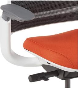 img 1 attached to 🪑 Steelcase Series 1 Office Chair with Carpet Casters in Graphite/Pumpkin - Quality and Style Combined