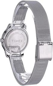 img 2 attached to ⌚ Timex Women's T2P457 Casey Dress Watch with Silver-Tone Stainless Steel Mesh Bracelet