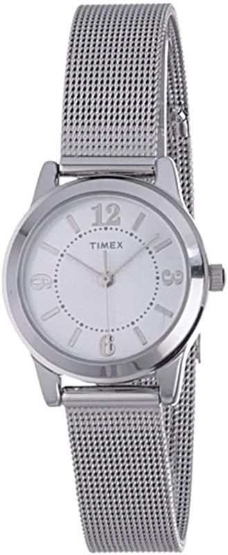 timex t2p457 silver tone stainless bracelet 로고