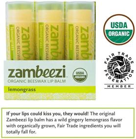 img 1 attached to Beeswax Lip Balm ZAMBEEZI Ingredients Skin Care