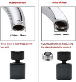 img 3 attached to Faucet Aerator Dual Function Kitchen Adapter