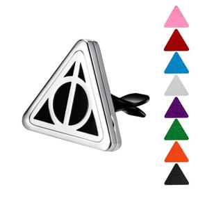 img 1 attached to 🚗 mEssentials Potter Hallows Aromatherapy Car Air Freshener: Vent Clip Diffuser with 9 Color Refill Pads