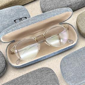 img 1 attached to Eyeglasses Protective Fabrics Glasses Concise Men's Accessories