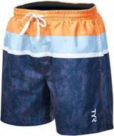 tyr horizon atlantic short orange sports & fitness logo