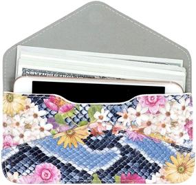 img 4 attached to Chic Envelope Style Women's Card Wallet: Cute Cash Holder & Credit Card Organizer for Ladies