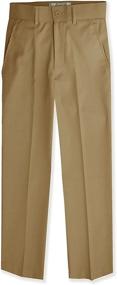 img 3 attached to Johnnie Lene Boys' Slim Fit Flat Front Dress Pants for Enhanced SEO