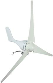 img 4 attached to YaeTek 400W Wind Turbine Generator: Reliable DC 24V Power with 3 Blades & Controller