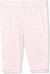 img 1 attached to 👖 Youth Girls 2-Pack Solid and Glitter Legging Pant Set with Rib Tie Dye or Glitter Floral Design, including Hair Bow Scrunchie