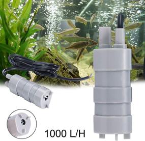 img 1 attached to Powstro 12V Portable Submersible Water Pump: Mini Electric Pump for Pond, Aquarium, and Fountain – Efficient DC Motor for 10-20 L/min Flow