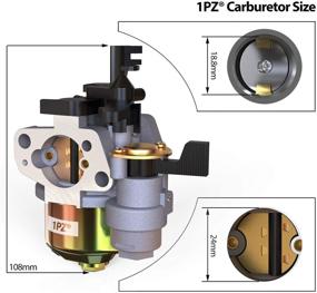 img 2 attached to 🚀 Высокопроизводительный карбюратор 1PZ UM8-CT2 для газового карбюратора Coleman PowerSports CT200U Trail200 - замечательное обновление!