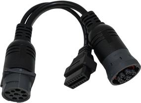 img 4 attached to 🔌 MasTrack - OBD 2 Y-Cable Extension Splitter (9 Pin)