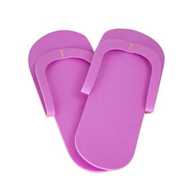 img 1 attached to 👣 12-Pair Party Pack of Footcandy Original Pedicure Slippers