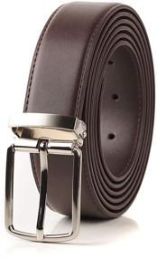 img 4 attached to 👔 Trendy & Practical Men's Tall Belts for Large Waist Sizes - Essential Men's Accessories