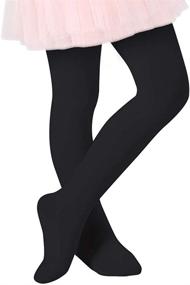 img 4 attached to Century Star Ultra Soft Sockings: Elasticity and Comfort for Active Girls' Clothing