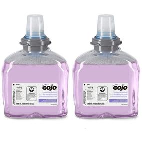 img 4 attached to 🧴 Gojo Premium Foam Handwash with Skin Conditioners - Cranberry Scent, EcoLogo Certified - Pack of 2, 1200 mL Foam Hand Soap Refills for Gojo TFX Touch-Free Dispenser (5361-02)