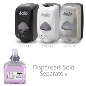 img 1 attached to 🧴 Gojo Premium Foam Handwash with Skin Conditioners - Cranberry Scent, EcoLogo Certified - Pack of 2, 1200 mL Foam Hand Soap Refills for Gojo TFX Touch-Free Dispenser (5361-02)