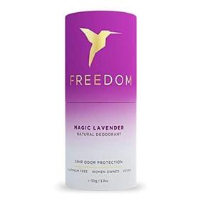 img 2 attached to 🌱 Freedom - EWG Verified 100% Natural Aluminum Free Deodorant - Vegan & Cruelty Free - All-Day Protection - Magic Lavender Scent
