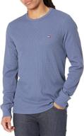 tommy hilfiger thermal sleeve heather men's clothing for t-shirts & tanks logo