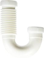 🚰 danco 51066 flexible slip-joint j-bend trap, 1-1/2 in, plastic, [finish]&lt;, kitchen and bathroom sinks, 1.5&#34;, white logo