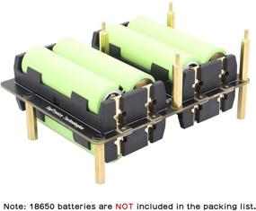 img 2 attached to 🔋 Geekworm X708-A1 8-Cell 18650 Battery Holder: Ultimate Power Solution for X708/X750/X728 UPS HAT